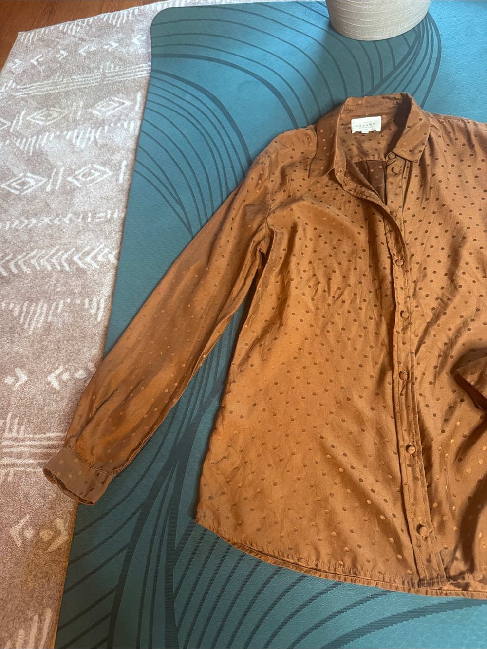 Sezane silk dot Ann shirt - Picture 5 of 9